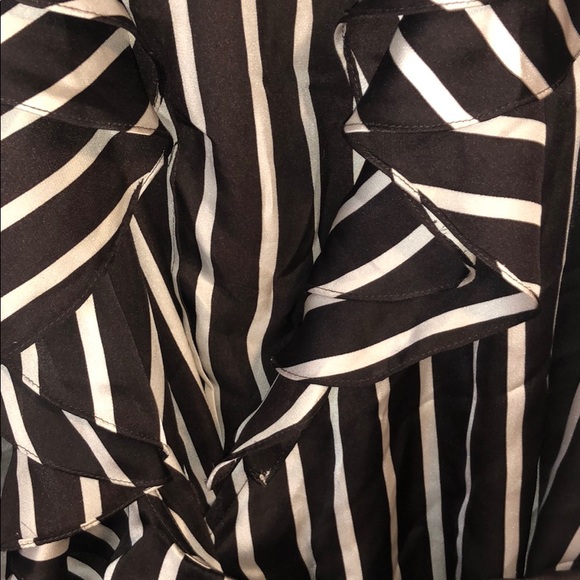 Lauren Ralph Lauren Tenney Striped Ruffle Blouse - Picture 4 of 8